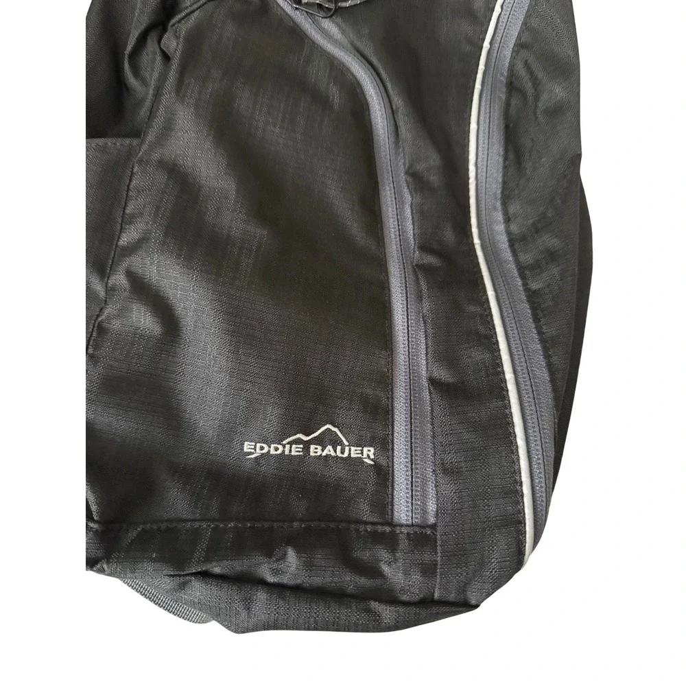 Eddie Bauer Black‎ Convertible Sling Backpack Bag Travel Hiking